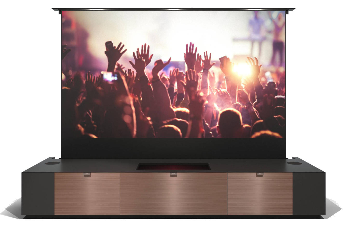 SwissHD Panorama Möbel mit Leinwand