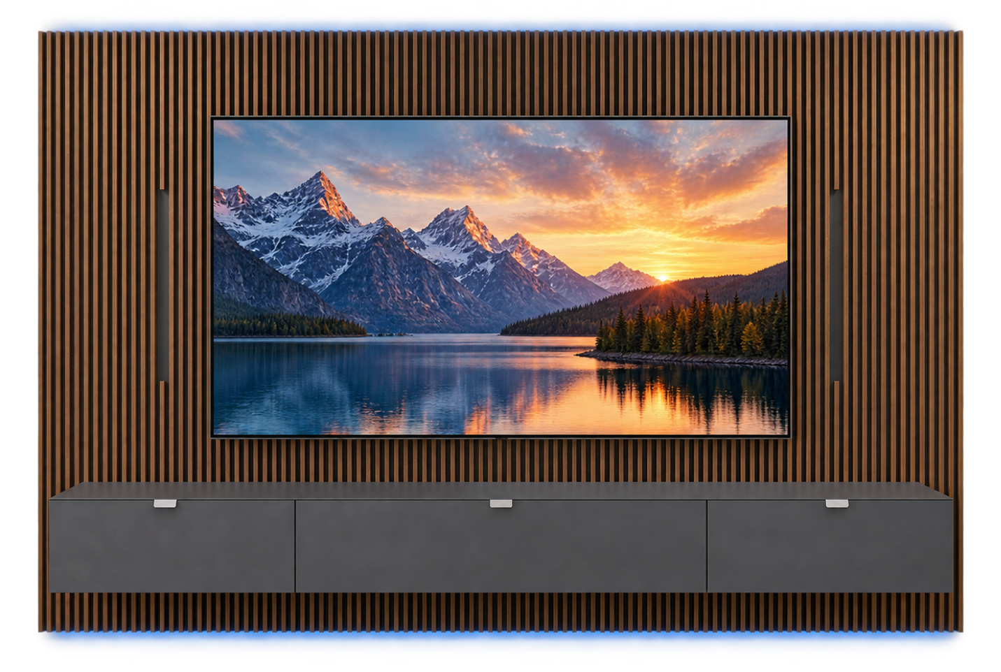 SwissHD SCENE TV Wand Akustikpaneele